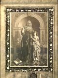 Skan jedynej fotografii zaginionego pierwowzoru obrazu św. Anny w Krzeszowie